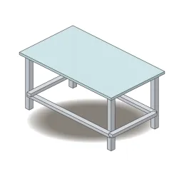 Glass top table